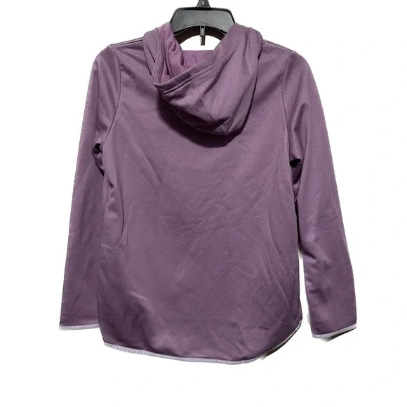 Under Armour Hoodie Glitter Logo Pullover Purple Girls Youth Large NWT - Picture 5 of 8